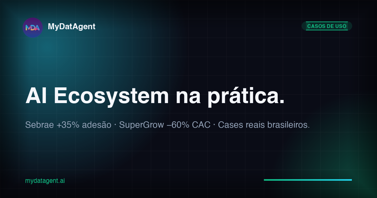 Atendimento ao Cliente · Agentes de IA que resolvem | MyDatAgent
